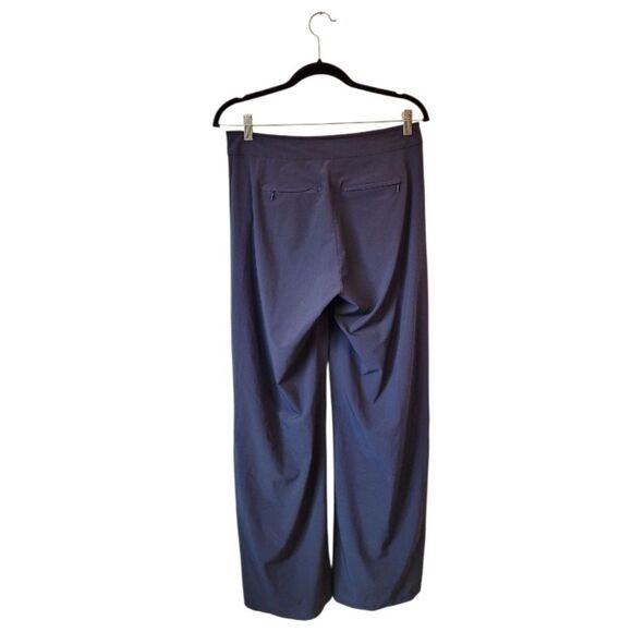 Athleta Women's Navy Blue Wide Leg Trouser Pants Size 2 - Picture 2 of 7